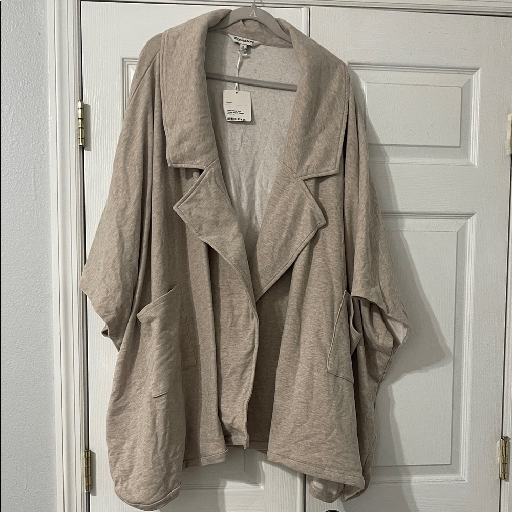 DAVI & DANI Beige Knit Jacket